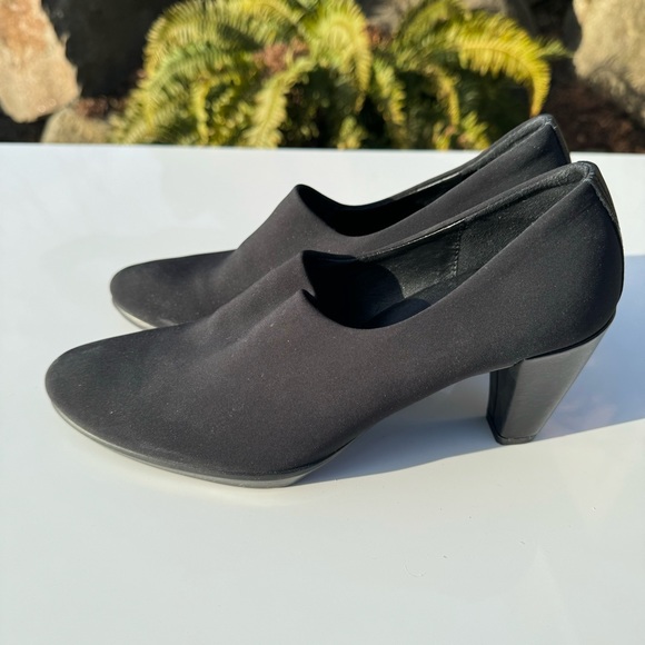COPY - ECCO Shape 55 Plateau Shootie Black Dress Pump Heel Women Sz EU 37 / US … - Picture 6 of 6